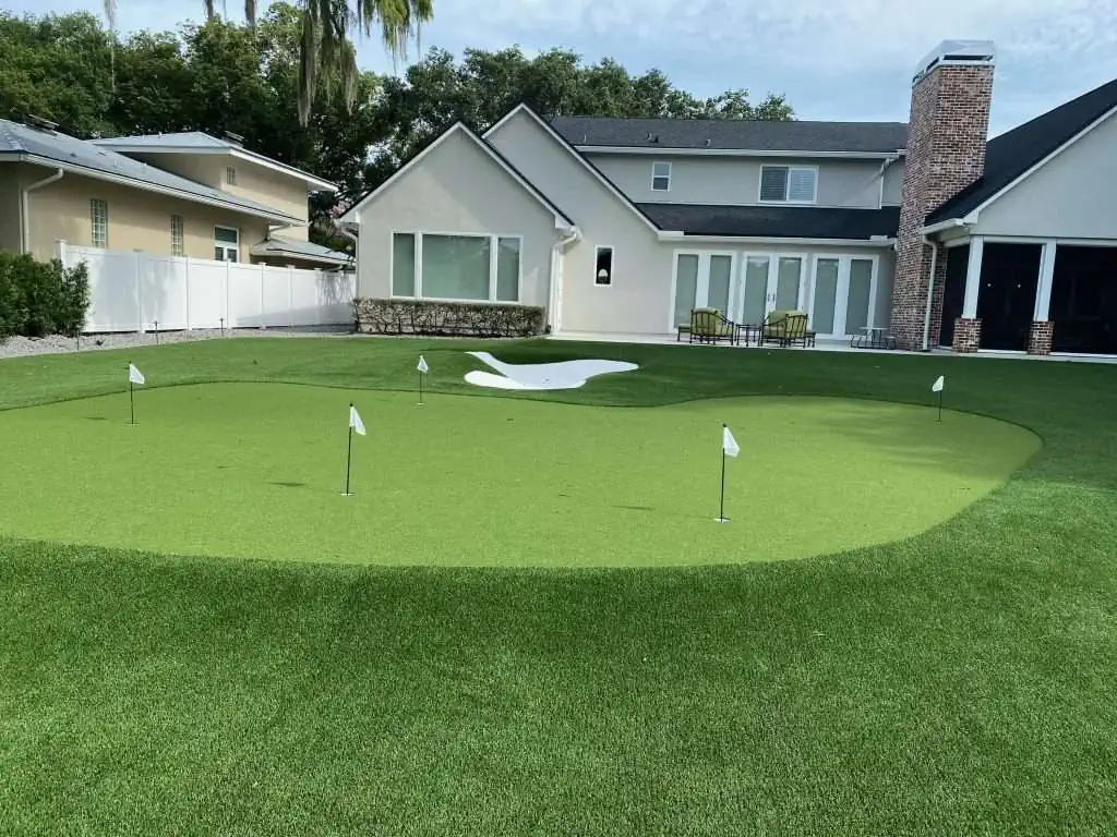 artificial grass infill sand