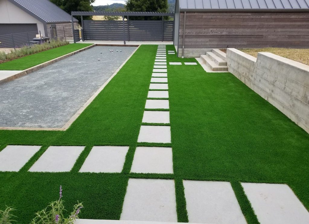 weeds in artificial grass