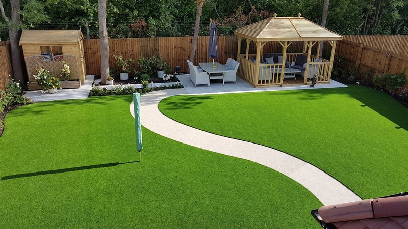 artificial grass driveway